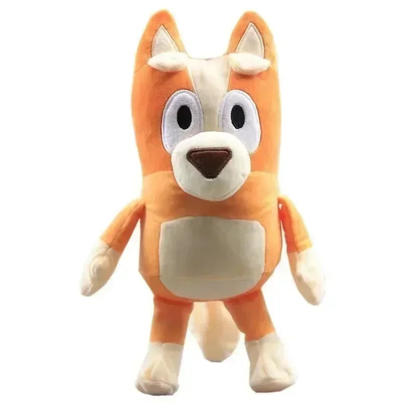 Bluey & Bingo Family Plush Toys 17/28cm - Cartoon Dog Stuffed Animals, Soft Plush Dolls, For Kids Birthday & Christmas Gifts