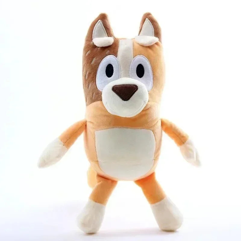 Bluey & Bingo Family Plush Toys 17/28cm - Cartoon Dog Stuffed Animals, Soft Plush Dolls, For Kids Birthday & Christmas Gifts