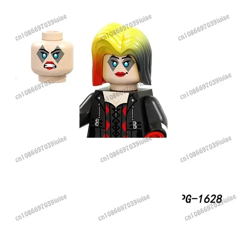 Super Hero Clown Poison Ivy Batman Harley Quinn Catwoman Robin Bricks Cartoon Character building block Boy Birthday PG103 PG129