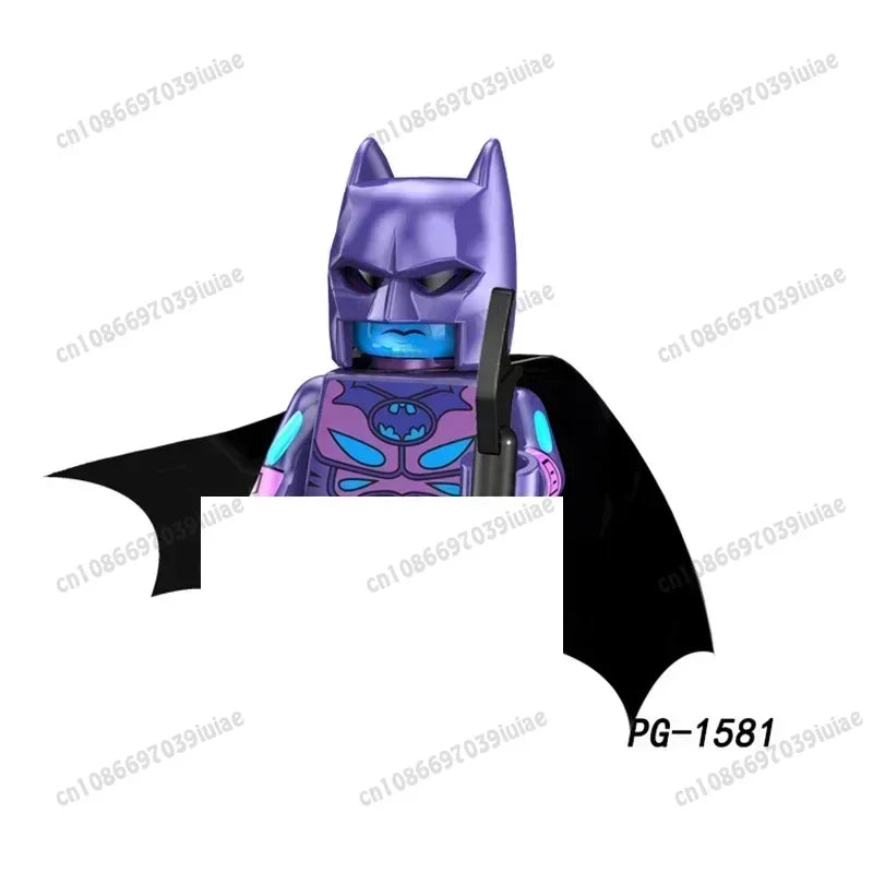 Super Hero Clown Poison Ivy Batman Harley Quinn Catwoman Robin Bricks Cartoon Character building block Boy Birthday PG103 PG129