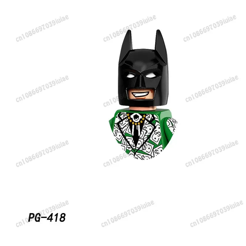 Super Hero Clown Poison Ivy Batman Harley Quinn Catwoman Robin Bricks Cartoon Character building block Boy Birthday PG103 PG129