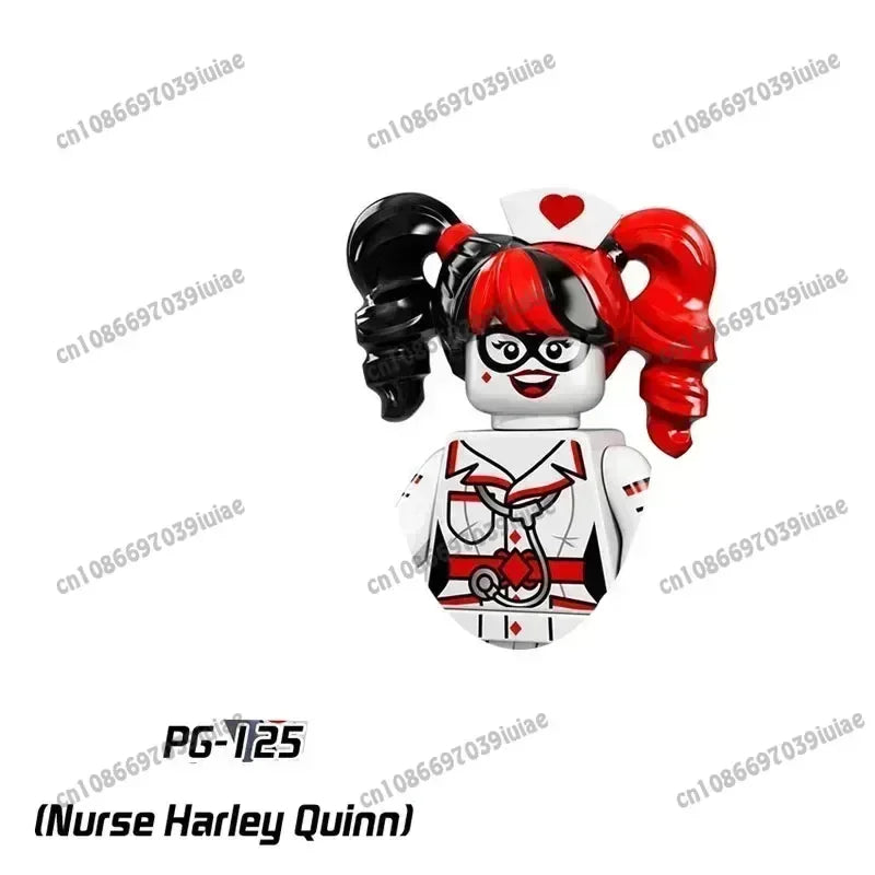 Super Hero Clown Poison Ivy Batman Harley Quinn Catwoman Robin Bricks Cartoon Character building block Boy Birthday PG103 PG129