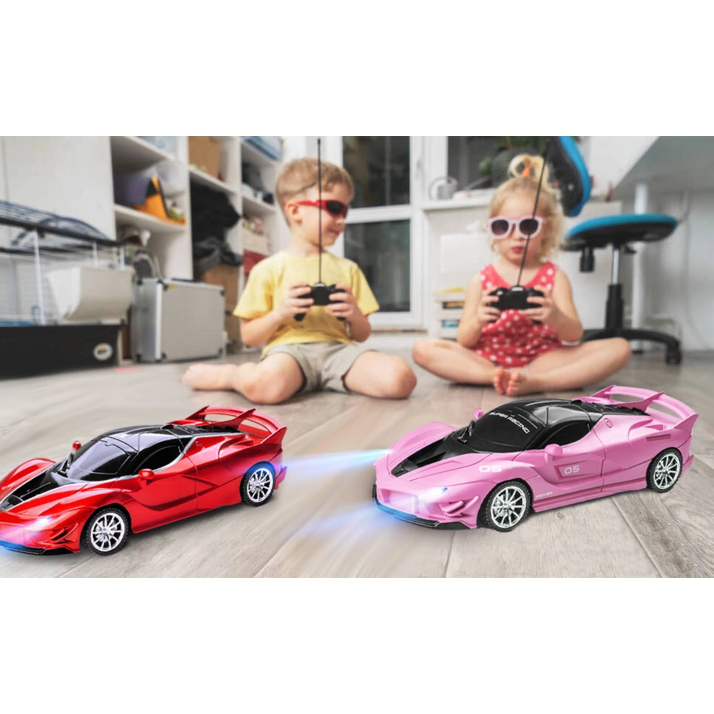 Newest High-speed Remote Control Car with Light Drift Racing Supercar Four-wheel Drive Toy Electric Model Remote Control Car