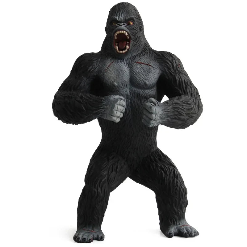 King Kong Gorilla Action Toys Cartoon Figurines Collection Model Big Chimpanzee Animal Dolls Boy Children Gift