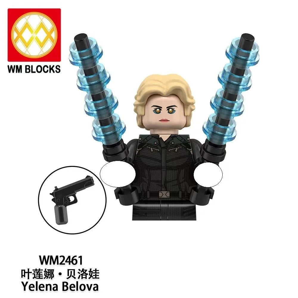 Marvel superhero Winter Sentry Warrior, assembled dolls, mini building blocks, children's birthdays, holidays, party gift toys