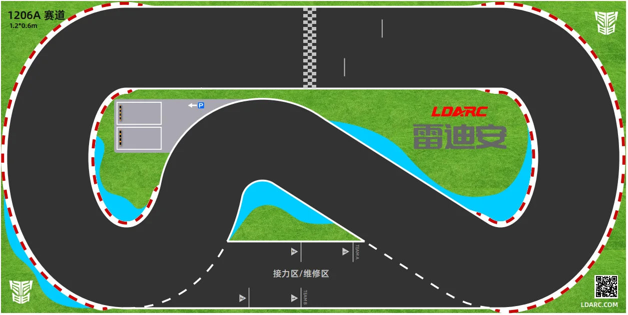 LDARC V64 1:64 RC Car Mini Model RTR Desktop Mini Bus Vehicle Van Remote Control Racing Car Custom Adults Kids Toys Gift