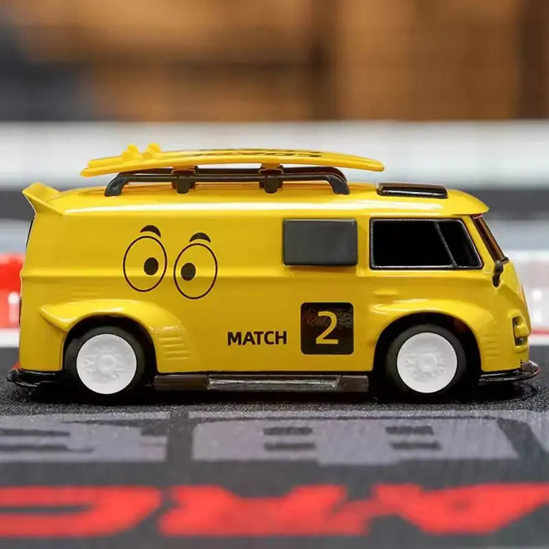 LDARC V64 1:64 RC Car Mini Model RTR Desktop Mini Bus Vehicle Van Remote Control Racing Car Custom Adults Kids Toys Gift