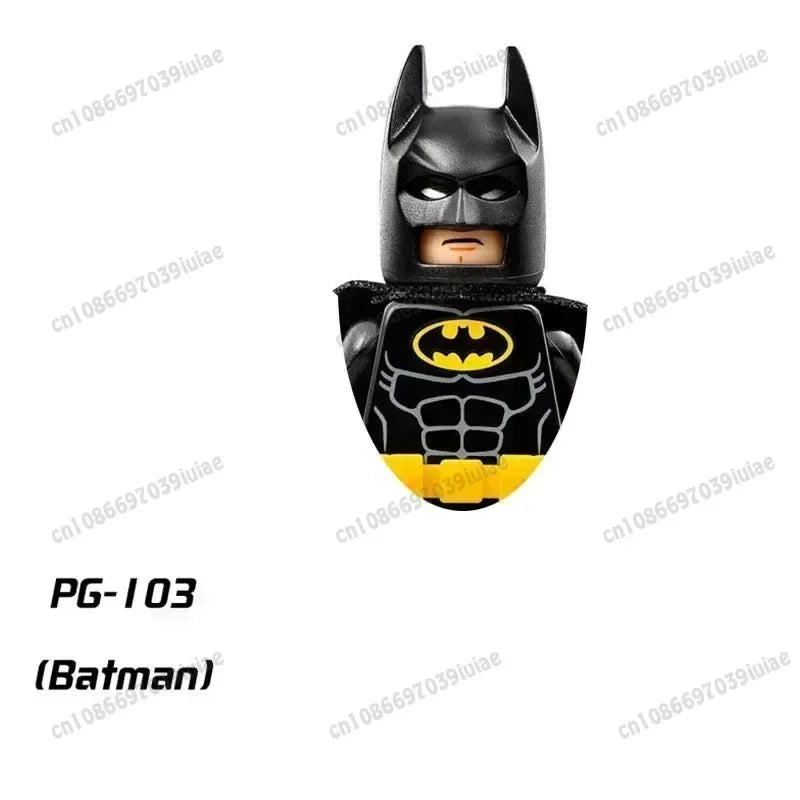 Super Hero Clown Poison Ivy Batman Harley Quinn Catwoman Robin Bricks Cartoon Character building block Boy Birthday PG103 PG129