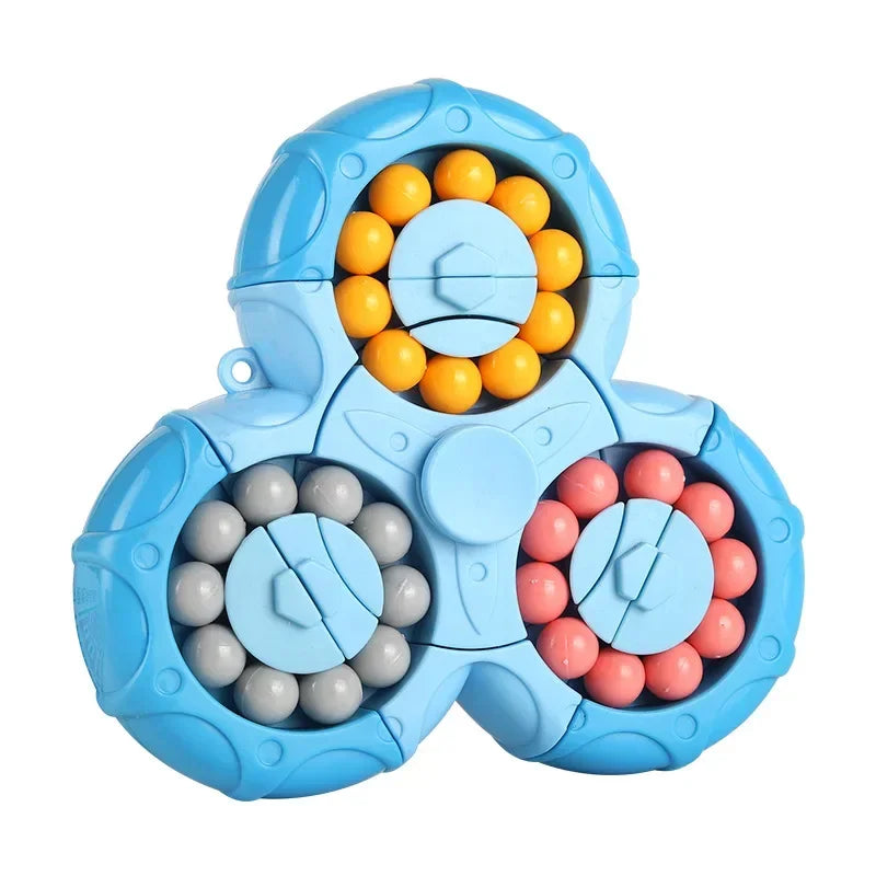 New Rotating Magic Beans Cube Creative Fidget Spinner Magic Cube Children Puzzle Educational Toys Kids Stress Relief Cube Toys