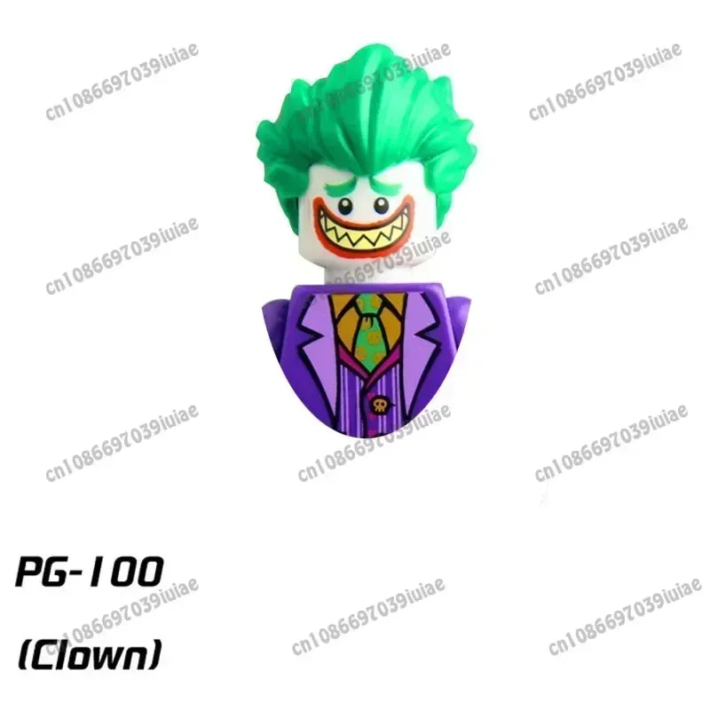 Super Hero Clown Poison Ivy Batman Harley Quinn Catwoman Robin Bricks Cartoon Character building block Boy Birthday PG103 PG129