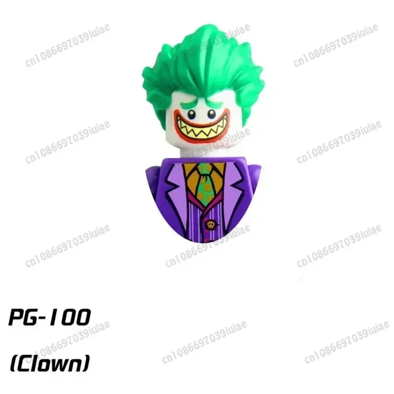 Super Hero Clown Poison Ivy Batman Harley Quinn Catwoman Robin Bricks Cartoon Character building block Boy Birthday PG103 PG129