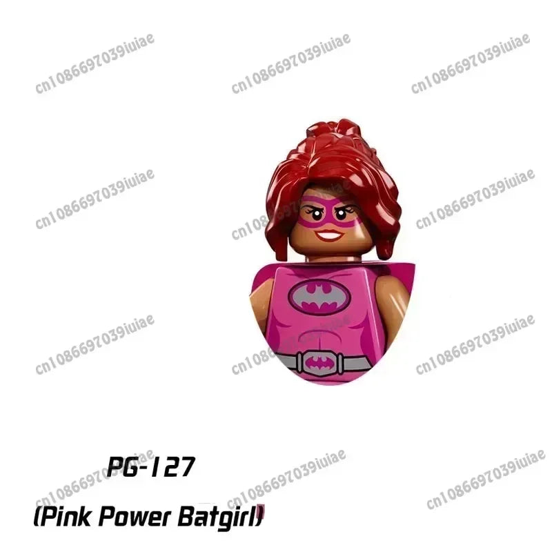 Super Hero Clown Poison Ivy Batman Harley Quinn Catwoman Robin Bricks Cartoon Character building block Boy Birthday PG103 PG129