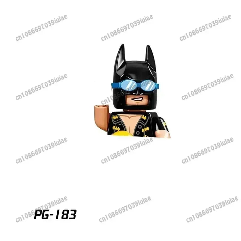 Super Hero Clown Poison Ivy Batman Harley Quinn Catwoman Robin Bricks Cartoon Character building block Boy Birthday PG103 PG129