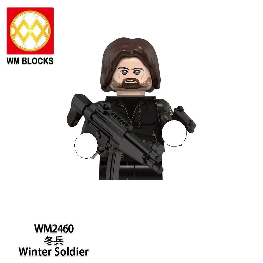 Marvel superhero Winter Sentry Warrior, assembled dolls, mini building blocks, children's birthdays, holidays, party gift toys