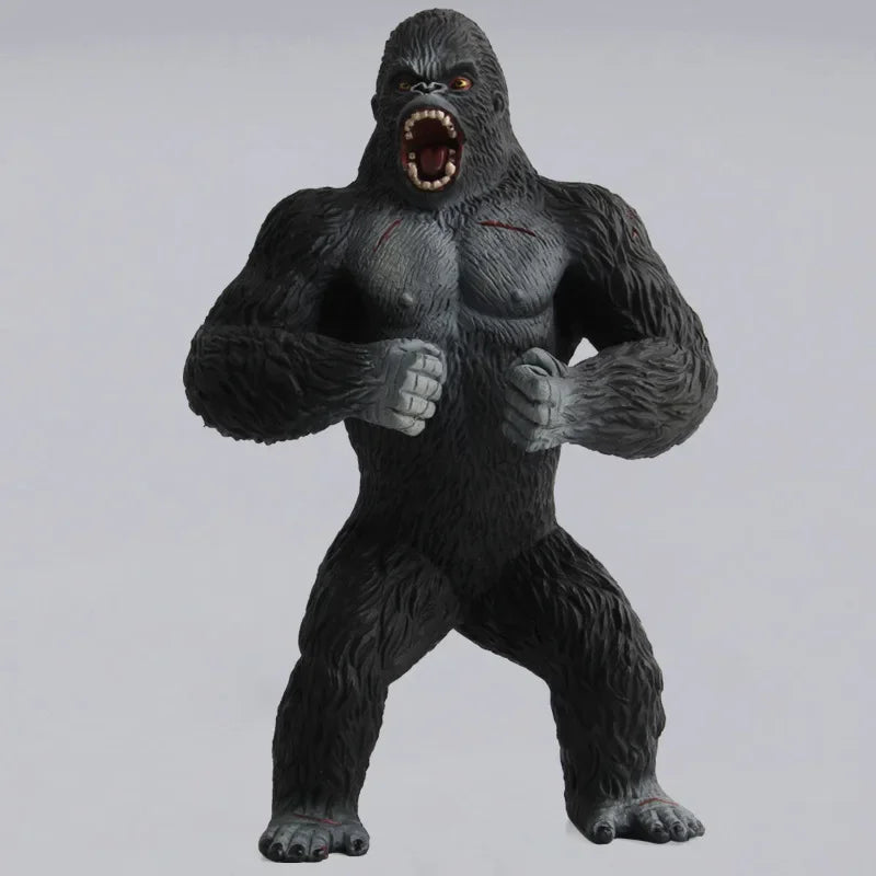 King Kong Gorilla Action Toys Cartoon Figurines Collection Model Big Chimpanzee Animal Dolls Boy Children Gift