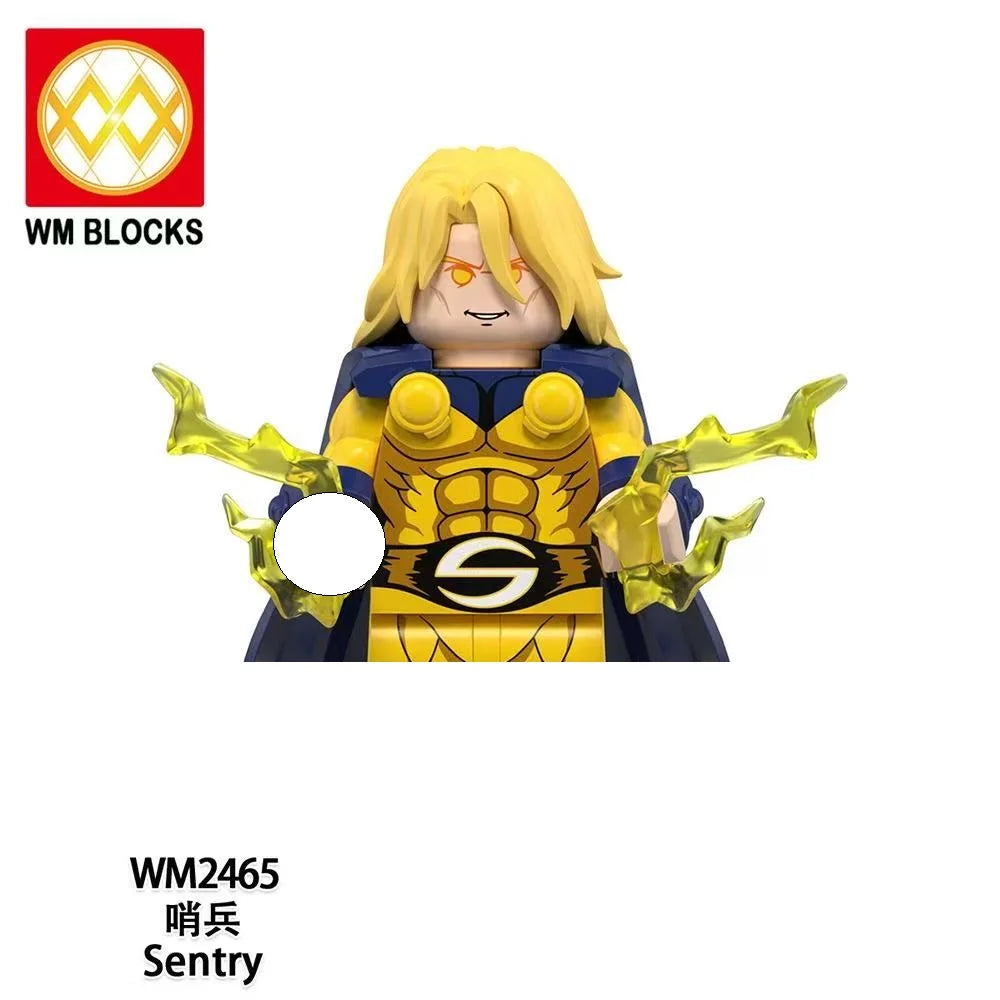 Marvel superhero Winter Sentry Warrior, assembled dolls, mini building blocks, children's birthdays, holidays, party gift toys