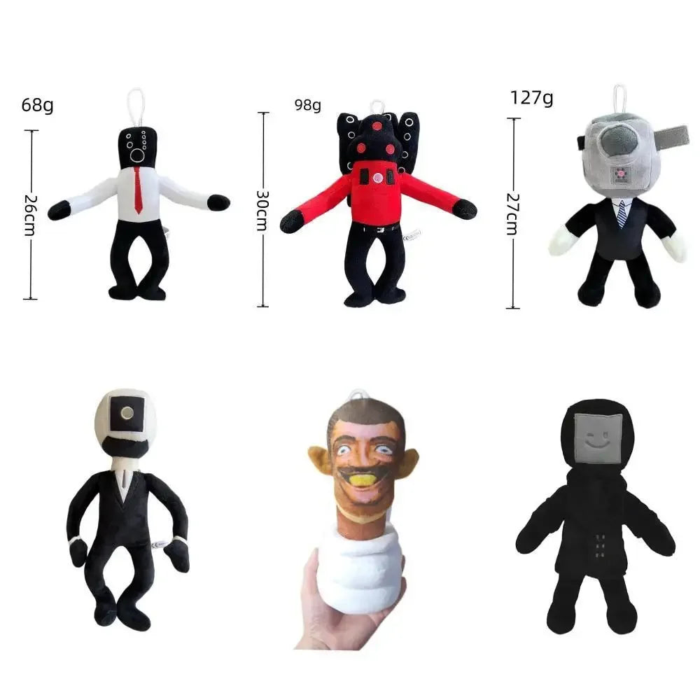 20-28cm Skibidi Toilet Plush Toy New Skibidi Doll Stuffed Toy Skibidi Yes Yes Dop Speaker Man TV Man Camara Camera Man Plush Toy