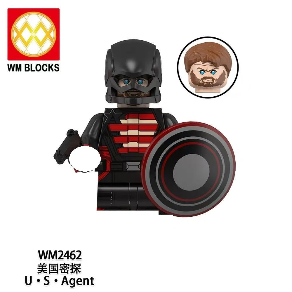Marvel superhero Winter Sentry Warrior, assembled dolls, mini building blocks, children's birthdays, holidays, party gift toys