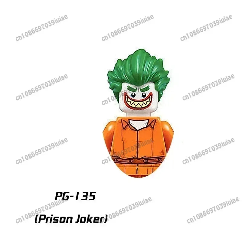 Super Hero Clown Poison Ivy Batman Harley Quinn Catwoman Robin Bricks Cartoon Character building block Boy Birthday PG103 PG129