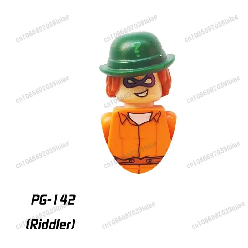 Super Hero Clown Poison Ivy Batman Harley Quinn Catwoman Robin Bricks Cartoon Character building block Boy Birthday PG103 PG129