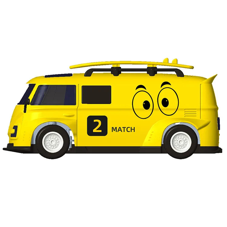 LDARC V64 1:64 RC Car Mini Model RTR Desktop Mini Bus Vehicle Van Remote Control Racing Car Custom Adults Kids Toys Gift