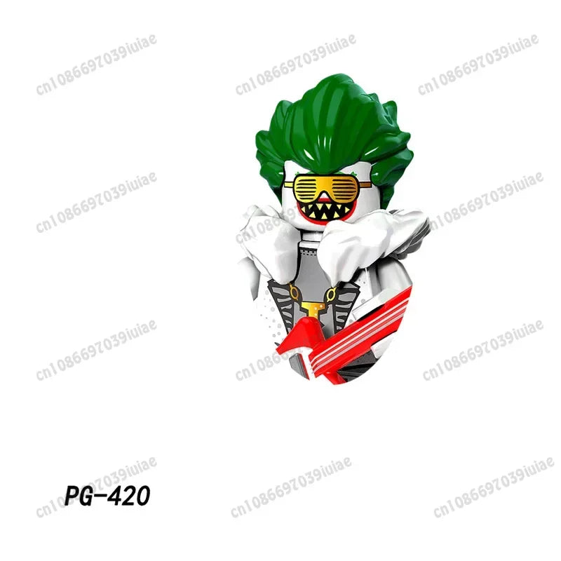 Super Hero Clown Poison Ivy Batman Harley Quinn Catwoman Robin Bricks Cartoon Character building block Boy Birthday PG103 PG129