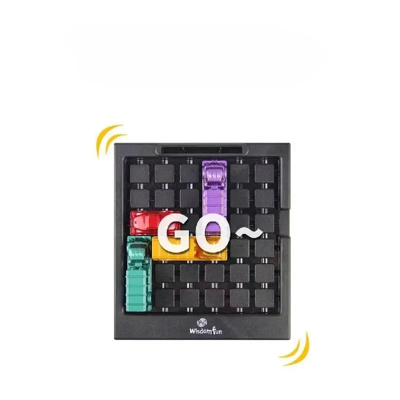 Puzzle traffic rush hour game racing rush hour car Interesting Road logical reasoning desktop game children's puzzle toys