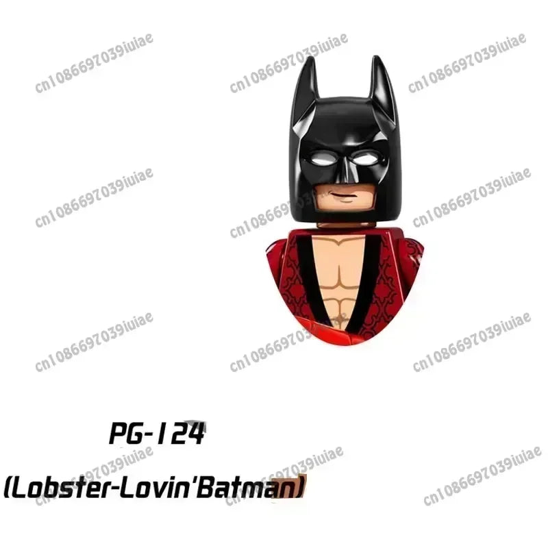 Super Hero Clown Poison Ivy Batman Harley Quinn Catwoman Robin Bricks Cartoon Character building block Boy Birthday PG103 PG129