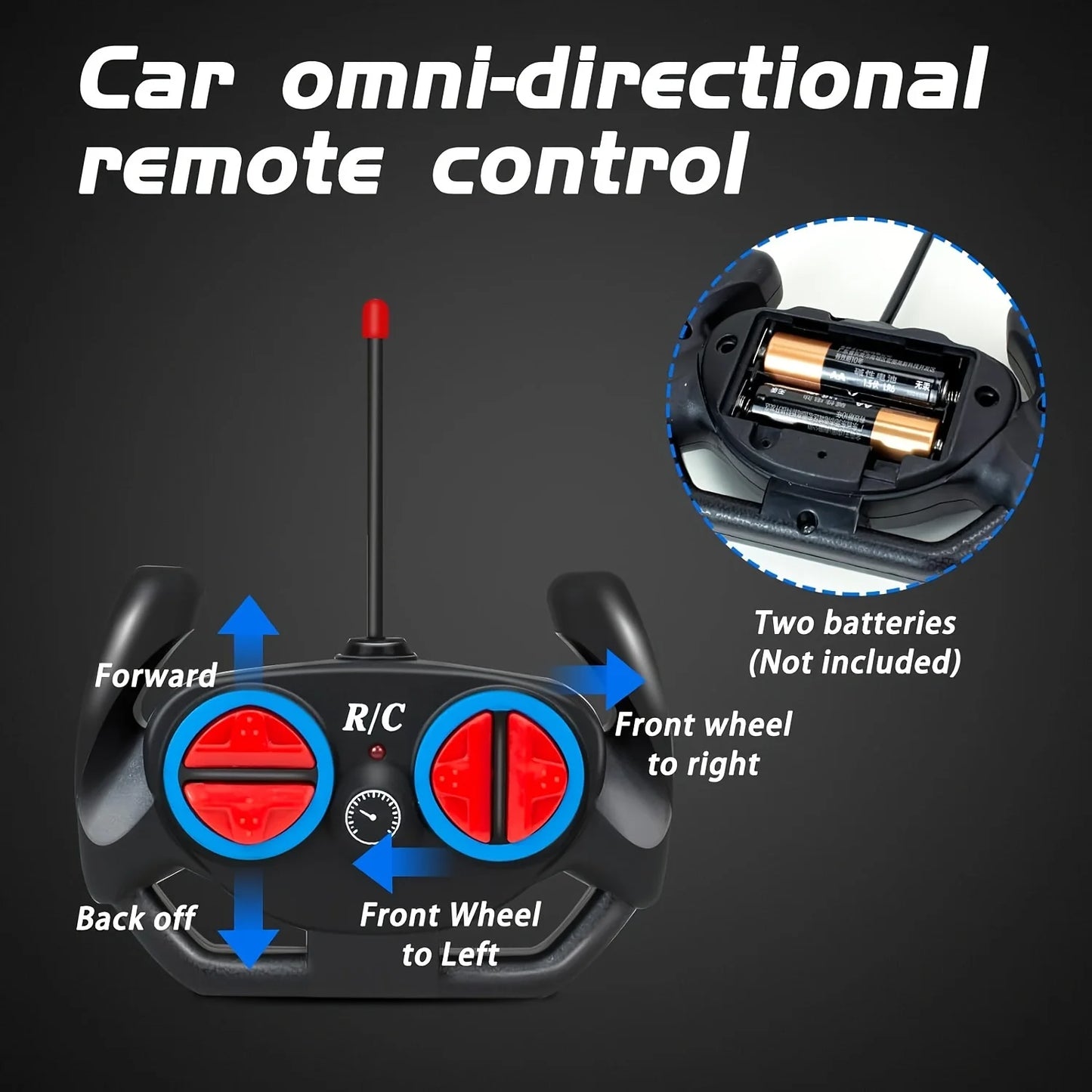 Newest High-speed Remote Control Car with Light Drift Racing Supercar Four-wheel Drive Toy Electric Model Remote Control Car