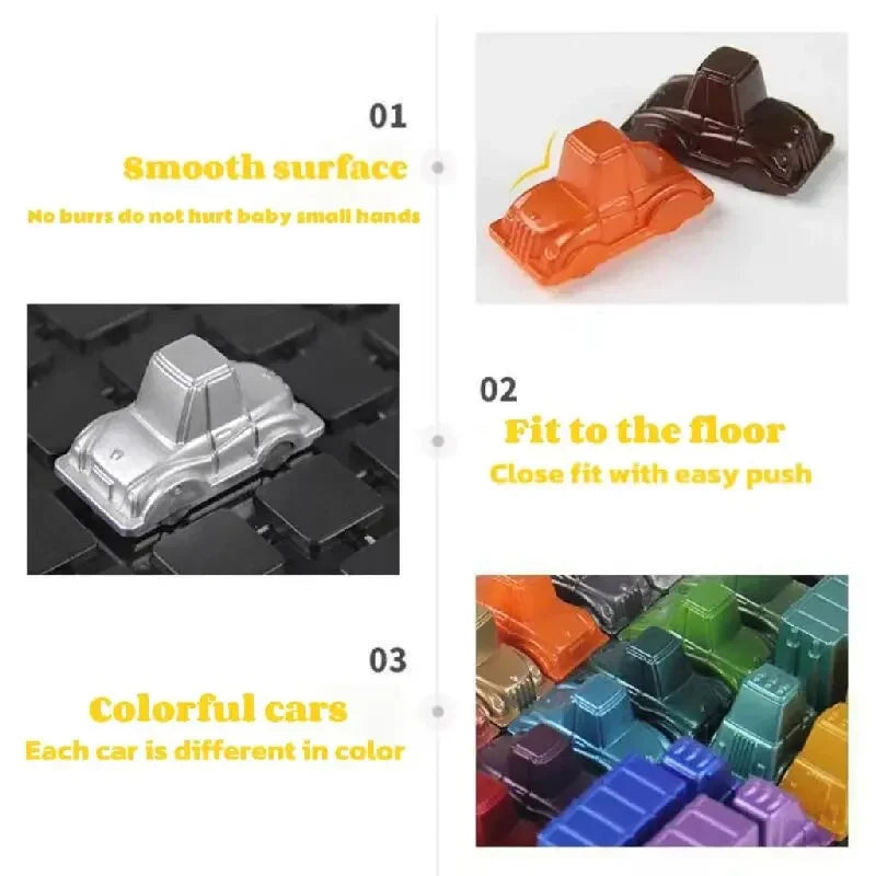 Puzzle traffic rush hour game racing rush hour car Interesting Road logical reasoning desktop game children's puzzle toys