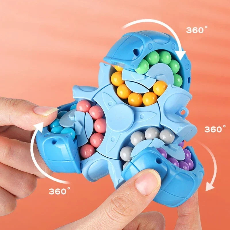 New Rotating Magic Beans Cube Creative Fidget Spinner Magic Cube Children Puzzle Educational Toys Kids Stress Relief Cube Toys
