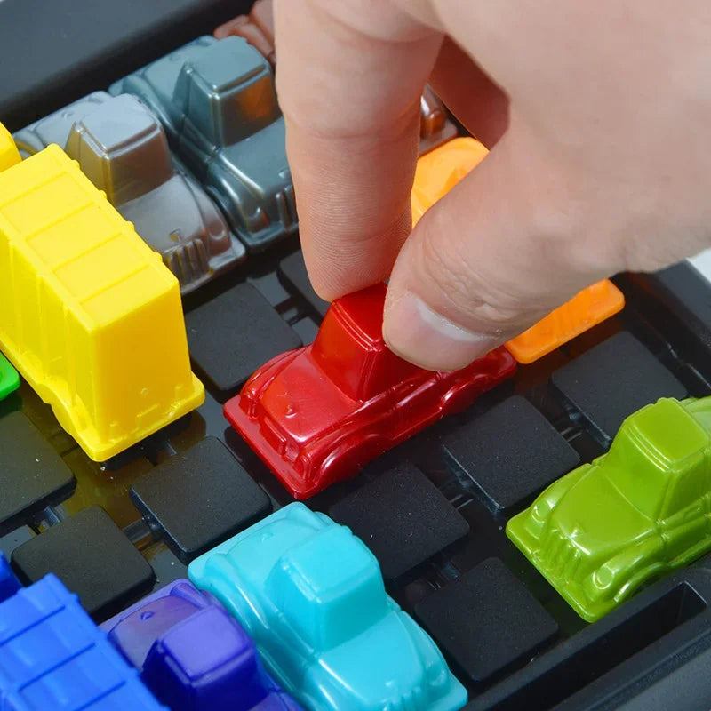Puzzle traffic rush hour game racing rush hour car Interesting Road logical reasoning desktop game children's puzzle toys