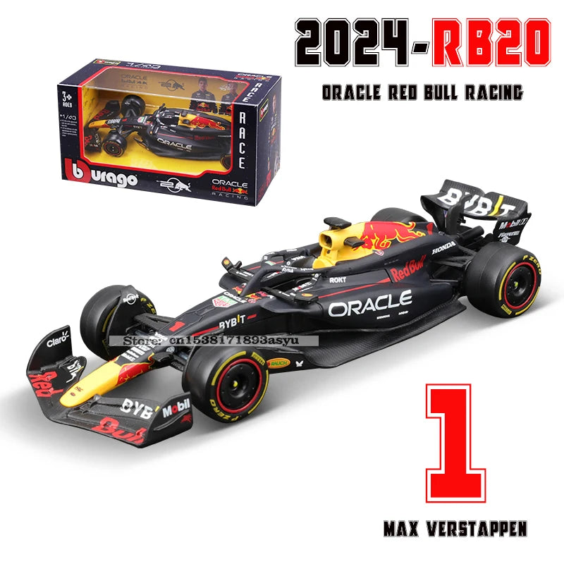 Bburago 1:43 P2 British GP Mclaren F1 MCL60 2023 #4 Lando Norris #81 Oscar Piastri Alloy Car Die Cast Model Toy Collectible