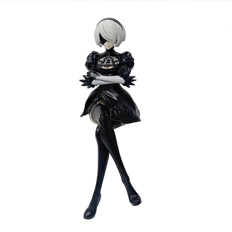 15CM NieR:Automata Yorha No. 2 Type B PVC Anime Action Figures Model Collection Ornament Anime Cartoon Model Toy Gift