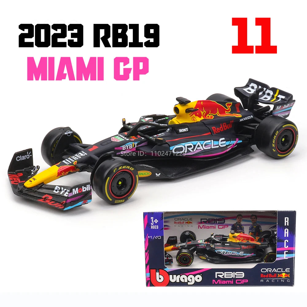 Bburago 1:43 P2 British GP Mclaren F1 MCL60 2023 #4 Lando Norris #81 Oscar Piastri Alloy Car Die Cast Model Toy Collectible