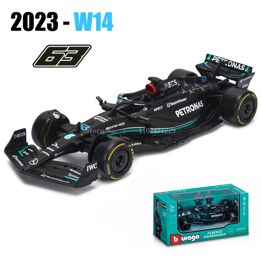 Bburago 1:43 P2 British GP Mclaren F1 MCL60 2023 #4 Lando Norris #81 Oscar Piastri Alloy Car Die Cast Model Toy Collectible