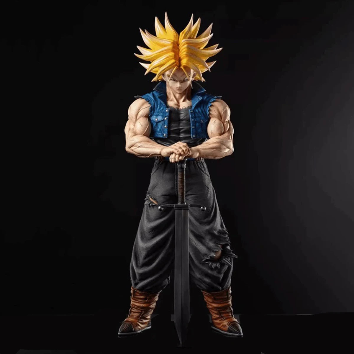 25cm/9.84in Anime Dragon Ball Z Figure Trunks Action Figures Pvc Statue Collection Model Toys for Children Gifts