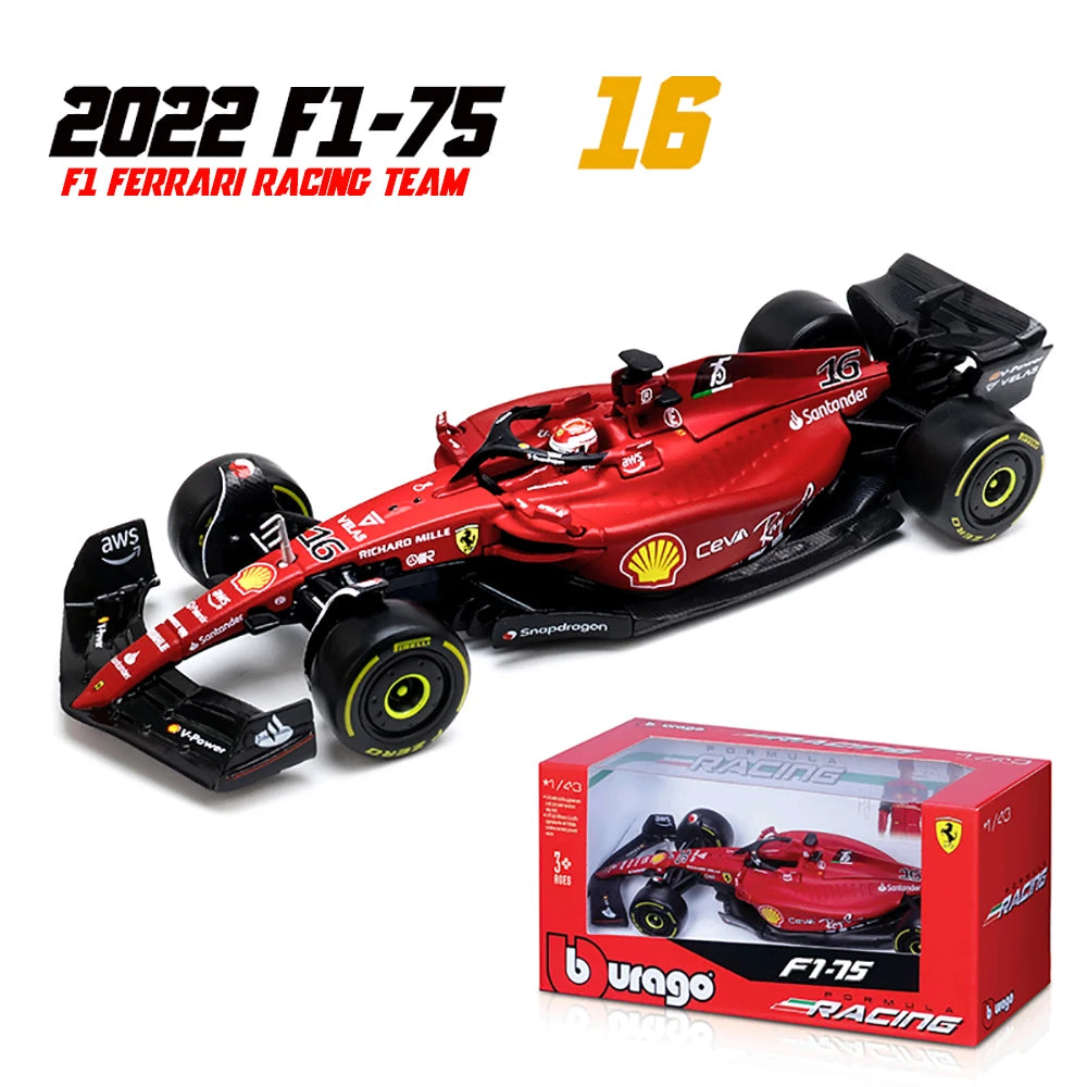Bburago 1:43 P2 British GP Mclaren F1 MCL60 2023 #4 Lando Norris #81 Oscar Piastri Alloy Car Die Cast Model Toy Collectible