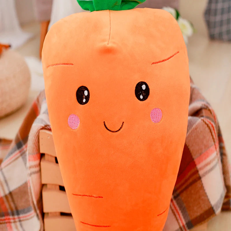 55/75/95CM Cretive Simulation Plant Plush Toy Stuffed Carrot Stuffed With Down Cotton Super Soft Pillow Lovely Gift For Girl