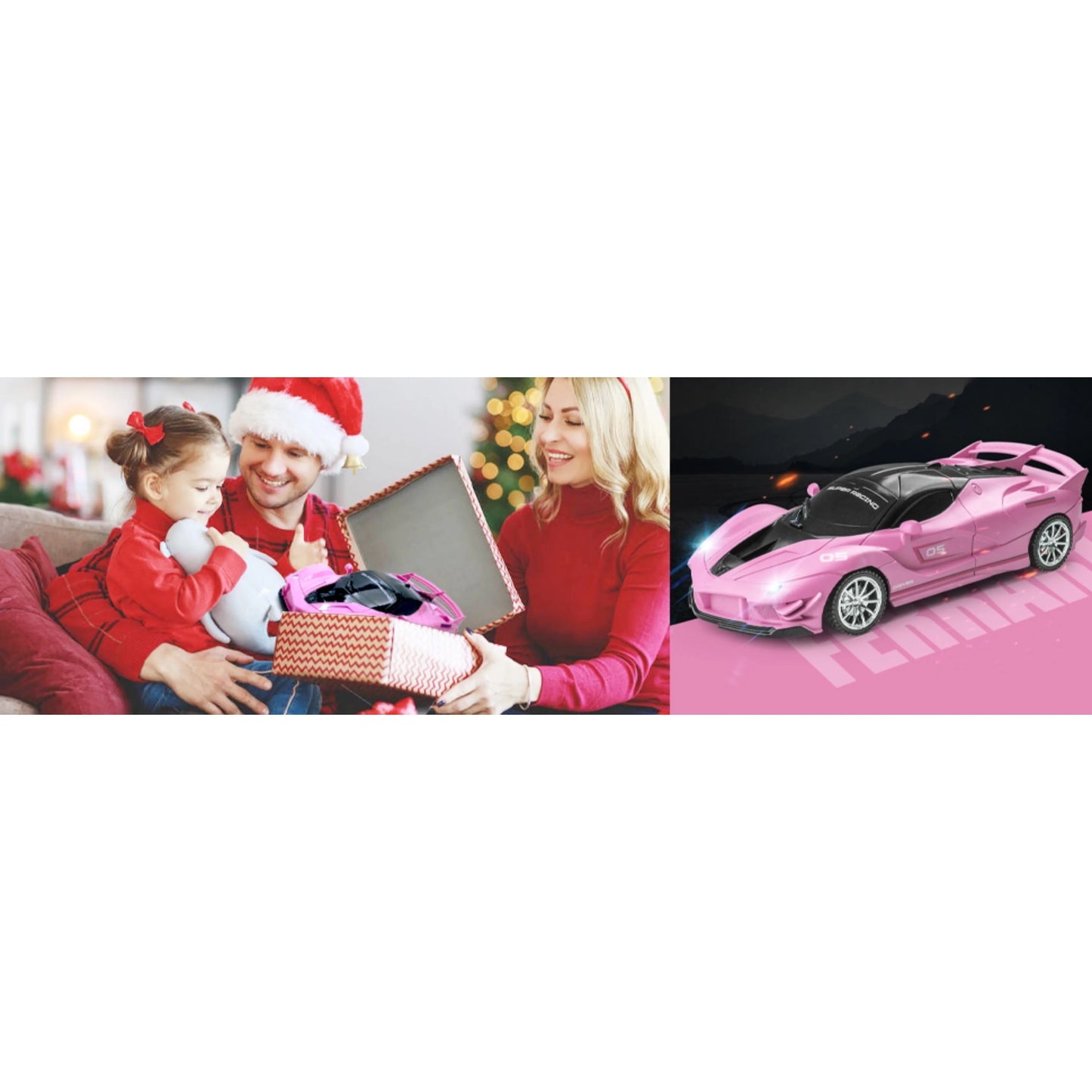 Newest High-speed Remote Control Car with Light Drift Racing Supercar Four-wheel Drive Toy Electric Model Remote Control Car