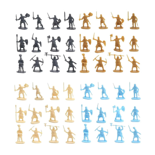 200Pcs Medieval Knight Soldier Men Battle Scene Role-Playing Gift