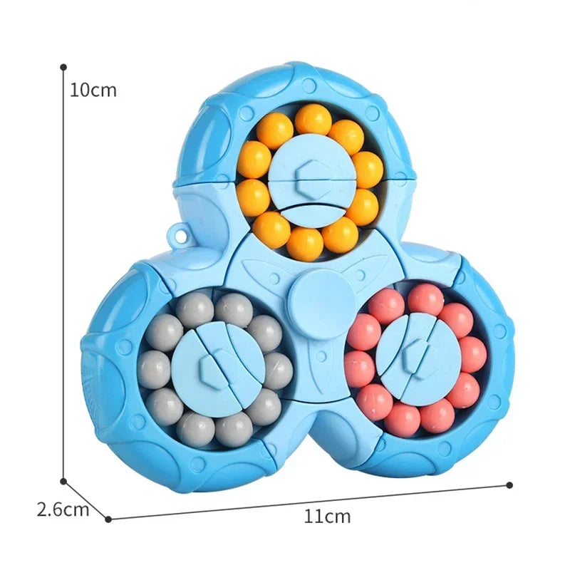New Rotating Magic Beans Cube Creative Fidget Spinner Magic Cube Children Puzzle Educational Toys Kids Stress Relief Cube Toys
