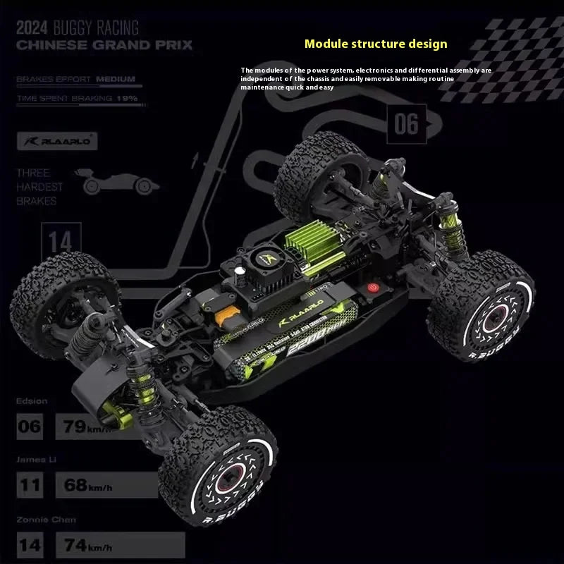 Leilaluo X12s Brushless 1/12 Electric Yue Rc Remote Control Car Four-Wheel Drive High-Speed Drift Model Car Toy Off-Road Vehicle